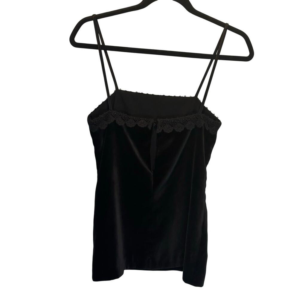 Racil Black Velvet Camisole - size 36 (US 4)